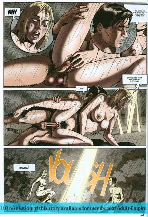 Hot full-grown comics with sexy babe sucking dick