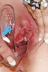 उष्ण नानी ले जाने के पर साथ के ब्रश आडंबरपूर्ण pinguid पेट एक साथ के साथ toying के ब्रश मुंडा योनी