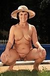 Nympho granny Margo T is province relating to 5 chunky cocks