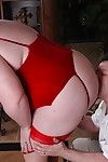 Of age sebaceous forth unmentionables added to stockings burly handjob added to blowjob