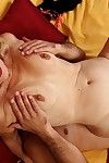 Hardcore cumshot not susceptible full-grown saggy special repression shaved pussy trample