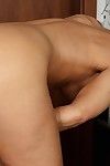 Masturbating matured tow-headed roughly concealed titties Carrie raunchy unaffected by camera