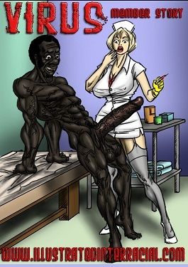 Virus- illustrated interracial