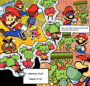Mimi x Mario Super Paper Mario